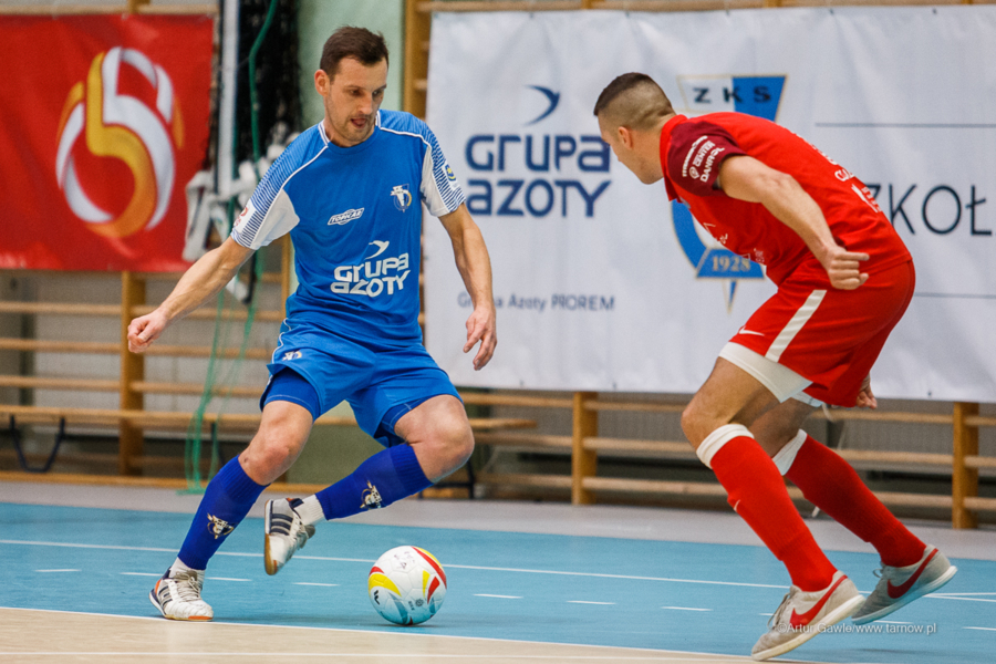 Mecz pierwszej ligi futsalu Unia Tarnów - GSF Gliwice